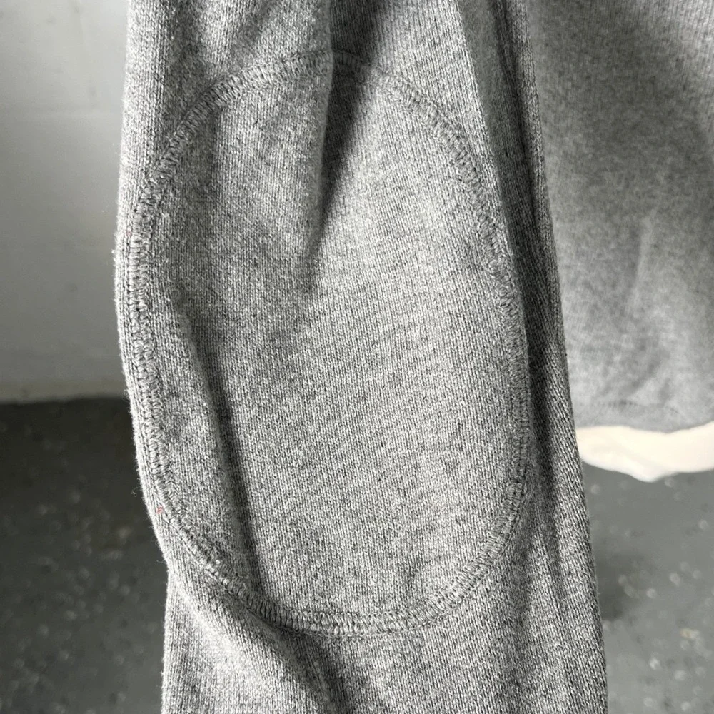 Banana Republic Mens Sweater Silk Cashmere Argyle Gray Size M